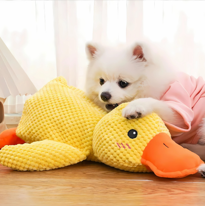 PatiMood Sarı Ördek Köpek Oyuncağı – Yumuşak Peluş & Sakinleştirici.
